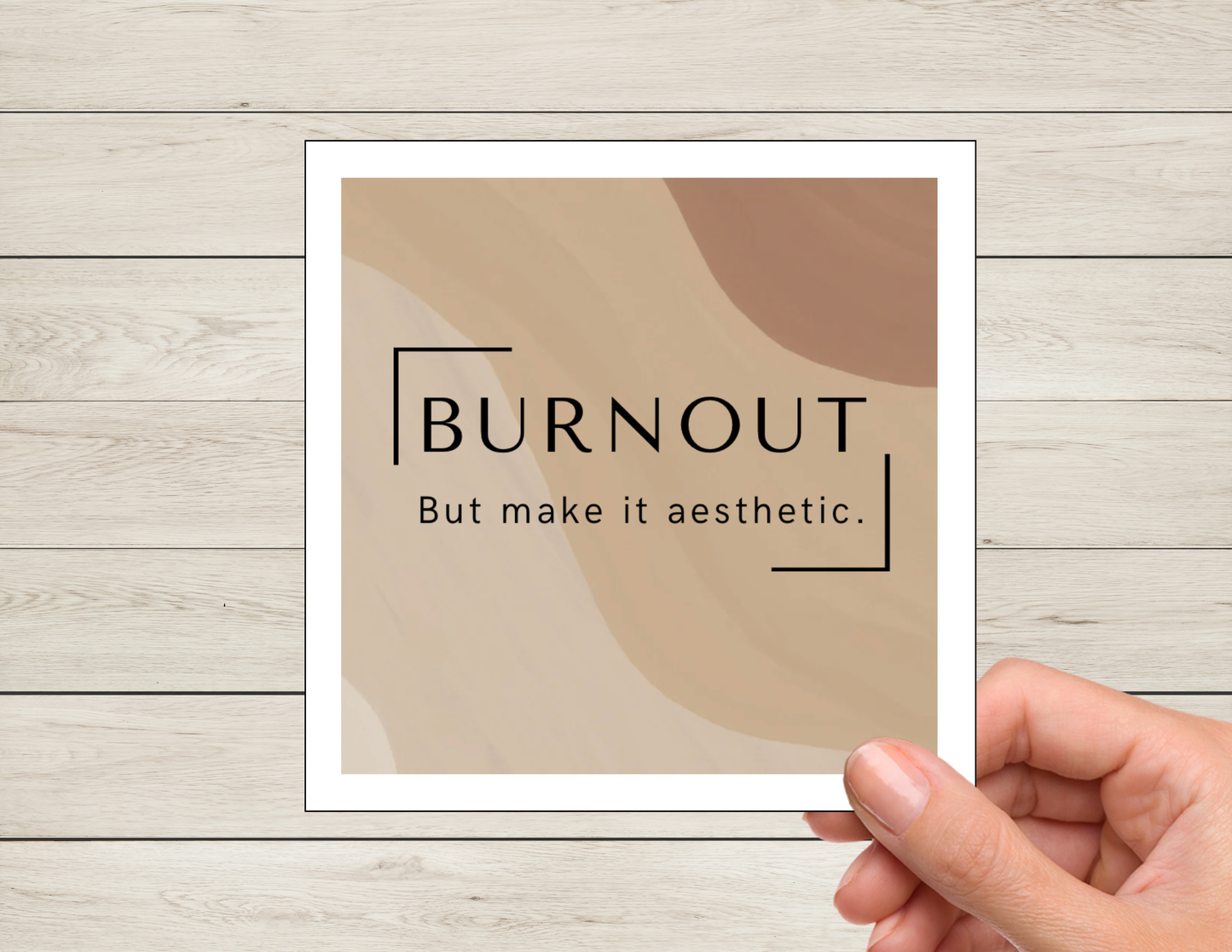 Burnout | But make it aesthetic